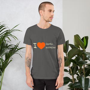 I Love Insta Normies - Short-Sleeve Unisex T-Shirt