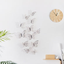 Load image into Gallery viewer, 12 Pcs/Set Butterfly 3D Wall Stickers